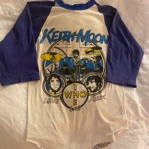 The Who vintage baseball tee
